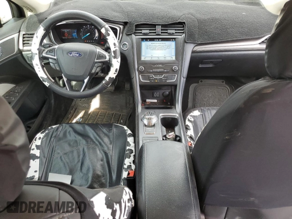 2019 Ford Fusion SE with VIN 3FA6P0HD4KR177589, listed as a Copart auction lot 86351984 with 126,075 mi miles and Salvage Title. Bid and sale history available at carsss.com. Image 8.