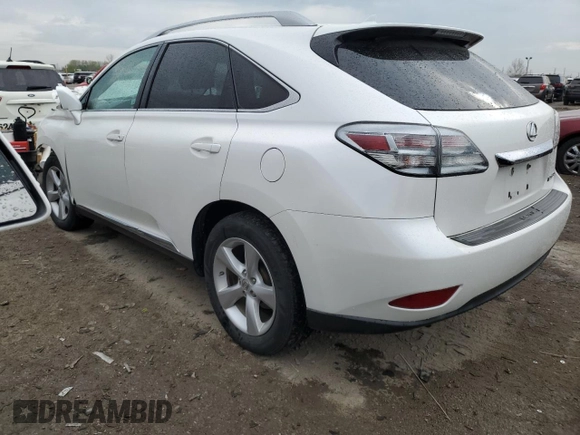 2012 Lexus RX 350 with VIN 2T2BK1BA8CC141614, listed as a Copart auction lot 54475895 with Not provided miles and Clean title. Bid and sale history available at DreamBid. Image 2.