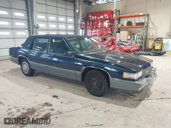 1989 Cadillac DeVille z VIN 1G6CD5159K4356924, wystawiony jako IAAI lot #41526057 z przebiegiem 148 134 mil mil oraz . Historia ofert i sprzedaży dostępna na DreamBid. Obrazek 1.