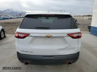 2021 Chevrolet Traverse LS with VIN 1GNEVFKW7MJ169211, listed as a Copart auction lot 43539175 with 104,534 mi miles and Salvage Title. Bid and sale history available at carsss.com. Image 6.