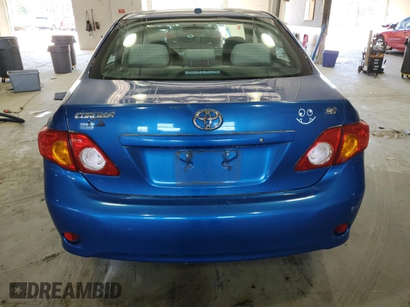 2009 Toyota Corolla with VIN 2T1BU40E49C142631, listed as a Copart auction lot 53734185 with 146,676 mi miles and Salvage Title. Bid and sale history available at carsss.com. Image 6.