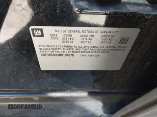 2013 Cadillac XTS Luxury z VIN 2G61R5S33D9184878, wystawiony jako IAAI lot #41644213 z przebiegiem 113 293 mil mil oraz . Historia ofert i sprzedaży dostępna na DreamBid. Obrazek 9.