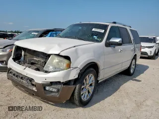 2017 Ford Expedition Limited with VIN 1FMJU1KT3HEA66252, listed as a Copart auction lot 56992025 with 99,926 mi miles and Salvage title. Bid and sale history available at DreamBid. Image 1.
