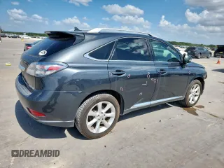 2010 Lexus RX 350 with VIN 2T2ZK1BA6AC037084, listed as a Copart auction lot 62074835 with 143,795 mi miles and Salvage title. Bid and sale history available at DreamBid. Image 3.