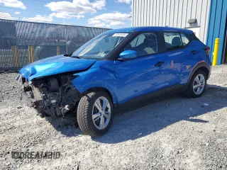 2021 Nissan Kicks S with VIN 3N1CP5BV5ML549283, listed as a Copart auction lot 53655584 with Not Provided miles and Salvage Title. Bid and sale history available at carsss.com. Image 1.