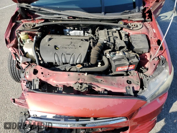 2009 Mitsubishi Lancer GTS with VIN JA3AU86W89U026093, listed as a Copart auction lot 69822654 with 159,845 mi miles and Salvage Title. Bid and sale history available at carsss.com. Image 12.