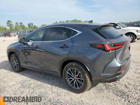 2025 Lexus NX 350h Premium with VIN 2T2GKCEZ8SC052708, listed as a Copart auction lot 66940845 with 1,186 mi miles and Salvage title. Bid and sale history available at DreamBid. Image 2.