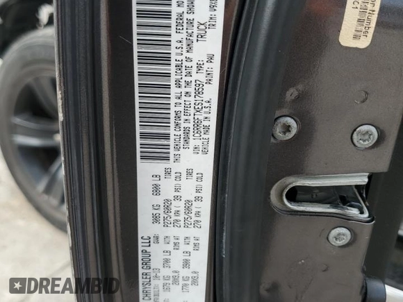 2014 Ram 1500 Express with VIN 1C6RR6FTXES178597, listed as a Copart auction lot 60673325 with 158,179 mi miles and Salvage title. Bid and sale history available at DreamBid. Image 13.