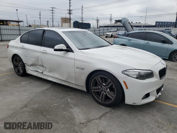 2016 BMW 5 Series 535i z VIN WBA5B1C56GG131591, wystawiony jako Copart lot #55777355 z przebiegiem 96 692 mil mil oraz Szkoda całkowita • Salvage title. Historia ofert i sprzedaży dostępna na DreamBid. Obrazek 4.