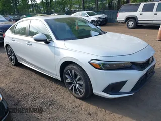 2024 Honda Civic EX-L z VIN 19XFL1H74RE021446, wystawiony jako IAAI lot #42162599 z przebiegiem 9478 mil mil oraz . Historia ofert i sprzedaży dostępna na DreamBid. Obrazek 1.