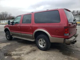 2003 Ford Excursion Eddie Bauer с VIN 1FMNU45S63EC62376, выставлен на аукционе Copart как лот 83900044 с пробегом 212 734 миль миль и Списание • Salvage title. История ставок и продаж доступна на DreamBid. Изображение 2.