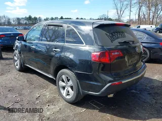 2013 Acura MDX Tech Pkg with VIN 2HNYD2H34DH505388, listed as a IAAI auction lot 41978423 with 122,816 mi miles. Bid and sale history available at carsss.com. Image 3.