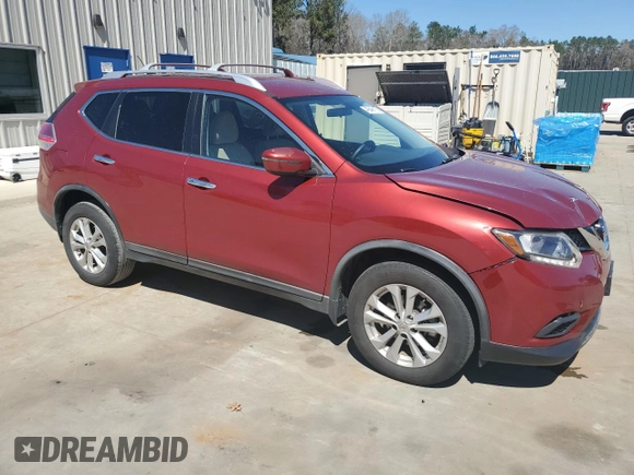 2016 Nissan Rogue S with VIN KNMAT2MT8GP688990, listed as a Copart auction lot 49648115 with 160,657 mi miles and Salvage Title. Bid and sale history available at DreamBid. Image 4.
