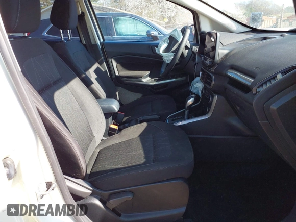 2022 Ford EcoSport SE with VIN MAJ6S3GL8NC472500, listed as a IAAI auction lot 41994591 with 17,209 mi miles and . Bid and sale history available at DreamBid. Image 5.