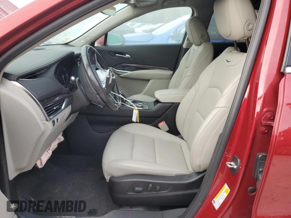 2020 Cadillac XT4 AWD Luxury with VIN 1GYFZBR43LF085669, listed as a Copart auction lot 74160264 with 17,772 mi miles and Non Repairable. Bid and sale history available at carsss.com. Image 7.