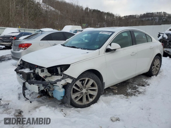 2015 Buick Regal z VIN 2G4GK5EX8F9191513, wystawiony jako Copart lot #88121745 z przebiegiem 137 173 mil mil oraz Szkoda całkowita • Salvage title. Historia ofert i sprzedaży dostępna na DreamBid. Obrazek 1.