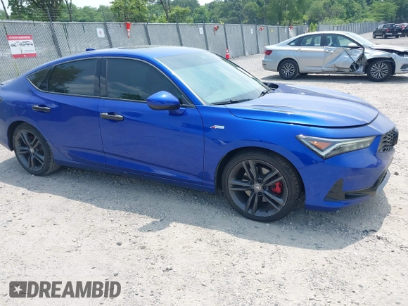 2023 Acura Integra w/A-Spec Package with VIN 19UDE4H35PA002597, listed as a IAAI auction lot 42444433 with 54,356 mi miles and . Bid and sale history available at DreamBid. Image 1.