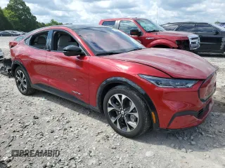2022 Ford Mustang Mach-E Premium with VIN 3FMTK3SU0NMA01304, listed as a Copart auction lot 63823505 with 35,661 mi miles and Salvage title. Bid and sale history available at DreamBid. Image 4.