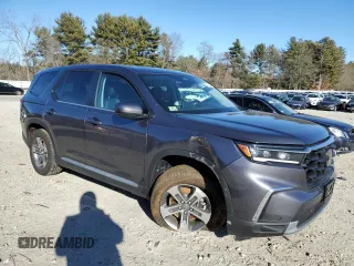 2025 Honda Pilot EX-L with VIN 5FNYG1H44SB012586, listed as a Copart auction lot 88014035 with 8,596 mi miles and Salvage Title. Bid and sale history available at carsss.com. Image 4.