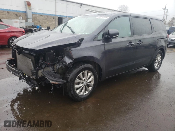 2019 Kia Sedona EX with VIN KNDMB5C16K6565186, listed as a Copart auction lot 50738915 with 82,743 mi miles and Salvage Title. Bid and sale history available at carsss.com. Image 1.
