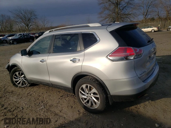 2014 Nissan Rogue SL with VIN 5N1AT2MV2EC811765, listed as a Copart auction lot 48241115 with 146,821 mi miles and Salvage Title. Bid and sale history available at carsss.com. Image 2.