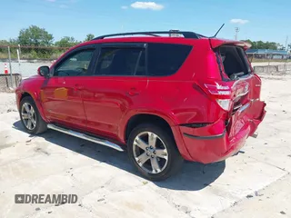 2011 Toyota RAV4 Sport with VIN JTMRK4DV3B5100002, listed as a IAAI auction lot 42030293 with 80,599 mi miles. Bid and sale history available at carsss.com. Image 3.