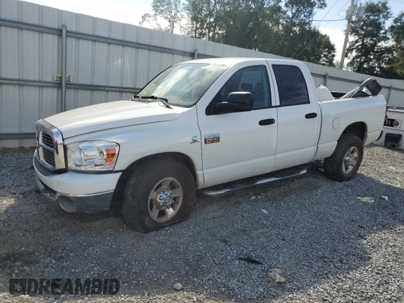 2008 Dodge Ram 2500 SLT with VIN 3D7KR28A48G105693, listed as a Copart auction lot 76338284 with 0 mi miles and Salvage Title. Bid and sale history available at carsss.com. Image 1.