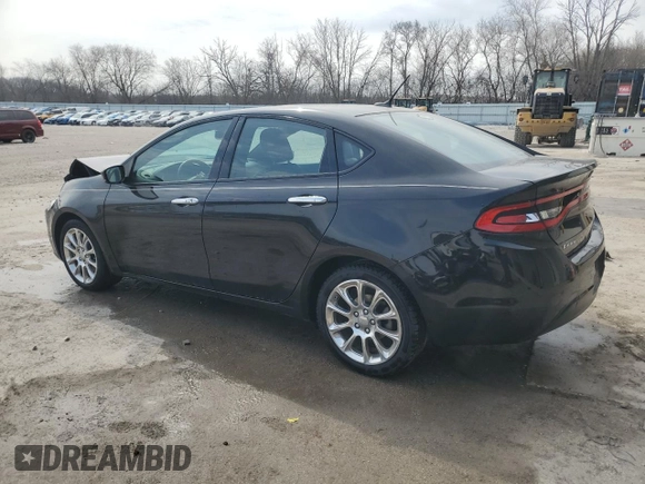 2013 Dodge Dart Limited with VIN 1C3CDFCA5DD337985, listed as a Copart auction lot 53307605 with 125,794 mi miles and Non Repairable. Bid and sale history available at DreamBid. Image 2.