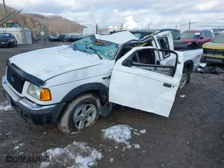 2003 Ford Ranger XL Fleet with VIN 1FTZR45E53TA41655, listed as a IAAI auction lot 41536965 with 0 mi miles. Bid and sale history available at carsss.com. Image 2.