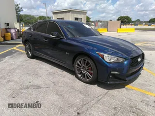2019 Infiniti Q50 Red Sport 400 с VIN JN1FV7AP7KM760070, выставлен на аукционе IAAI как лот 42199415 с пробегом 79 528 миль миль и . История ставок и продаж доступна на DreamBid. Изображение 1.