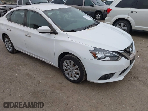 2017 Nissan Sentra S with VIN 3N1AB7APXHY323723, listed as a IAAI auction lot 41941851 with 108,996 mi miles and . Bid and sale history available at carsss.com. Image 1.