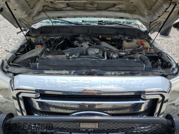 2013 Ford F-250 XL with VIN 1FT7W2BT9DEB07024, listed as a Copart auction lot 58699135 with 91,159 mi miles and Salvage title. Bid and sale history available at DreamBid. Image 12.