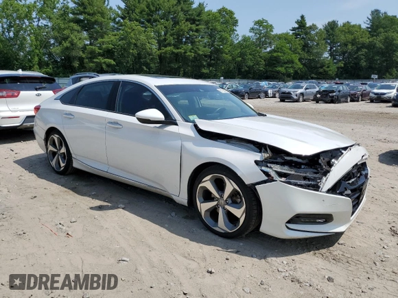 2018 Honda Accord Touring с VIN 1HGCV2F93JA017193, выставлен на аукционе Copart как лот 61756695 с пробегом 65 228 миль миль и Списание • Salvage title. История ставок и продаж доступна на DreamBid. Изображение 4.