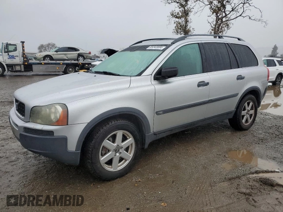 2005 Volvo XC90 with VIN YV1CZ911851196182, listed as a Copart auction lot 85343694 with 147,370 mi miles and Salvage Title. Bid and sale history available at carsss.com. Image 1.