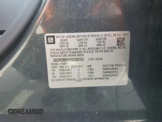 2017 Chevrolet Silverado 1500 LT with VIN 3GCPCREH6HG365153, listed as a Copart auction lot 65855034 with 109,136 mi miles and Salvage Title. Bid and sale history available at DreamBid. Image 13.