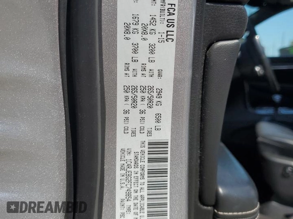2015 Jeep Grand Cherokee Limited with VIN 1C4RJEBG2FC749854, listed as a Copart auction lot 50835475 with 189,570 mi miles and Salvage Title. Bid and sale history available at carsss.com. Image 15.