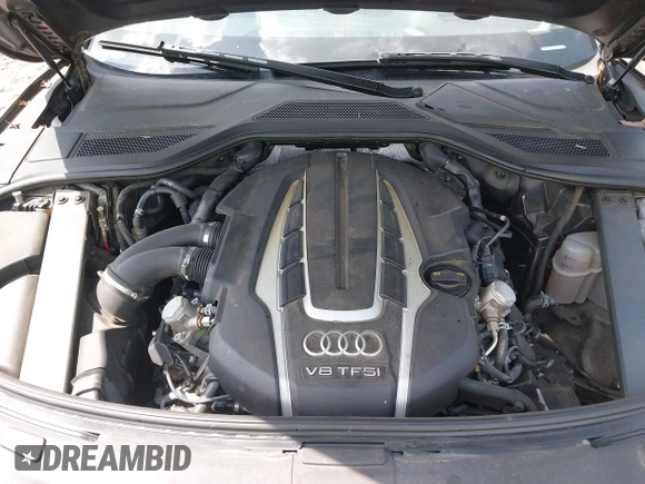 2015 Audi A8 4.0T with VIN WAU32AFD4FN002477, listed as a IAAI auction lot 42157514 with 151,729 mi miles and . Bid and sale history available at DreamBid. Image 10.