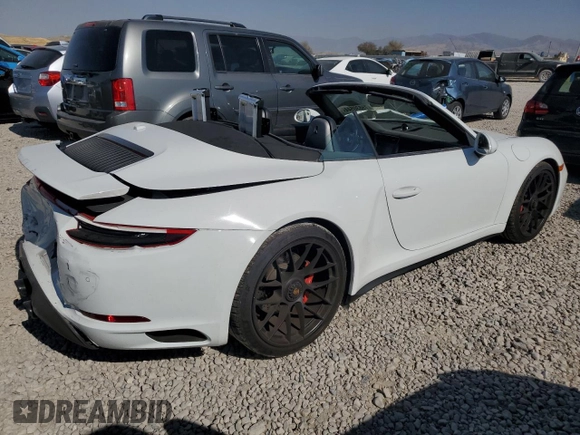 2018 Porsche 911 Carrera S with VIN WP0CB2A94JS147492, listed as a Copart auction lot 75830544 with 16,918 mi miles and Salvage Title. Bid and sale history available at carsss.com. Image 3.