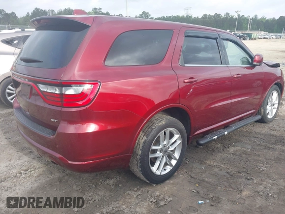 2022 Dodge Durango GT Plus with VIN 1C4RDHDG3NC156069, listed as a IAAI auction lot 41960818 with 25,426 mi miles and . Bid and sale history available at DreamBid. Image 4.