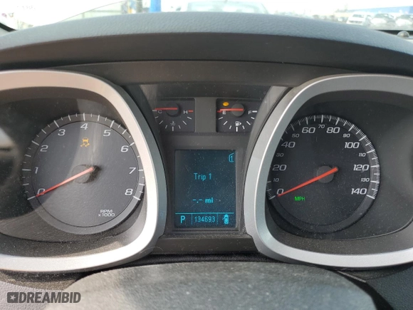 2010 Chevrolet Equinox LT w/1LT with VIN 2CNALDEW6A6352648, listed as a Copart auction lot 52895235 with 134,693 mi miles and Clean Title. Bid and sale history available at carsss.com. Image 9.