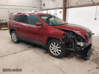 2016 Jeep Cherokee Limited with VIN 1C4PJMDS0GW278743, listed as a IAAI auction lot 41734145 with 113,842 mi miles. Bid and sale history available at carsss.com. Image 1.
