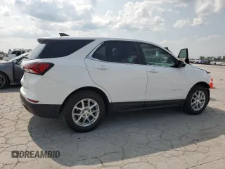 2022 Chevrolet Equinox LT z VIN 3GNAXUEV8NL253838, wystawiony jako Copart lot #60098635 z przebiegiem 50 400 mil mil oraz Szkoda całkowita • Salvage title. Historia ofert i sprzedaży dostępna na DreamBid. Obrazek 3.