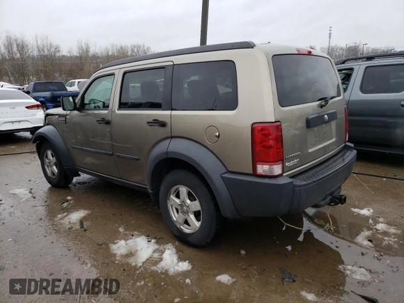 2007 Dodge Nitro SXT with VIN 1D8GT28K97W583734, listed as a Copart auction lot 44925945 with 75,503 mi miles and Non Repairable. Bid and sale history available at carsss.com. Image 2.