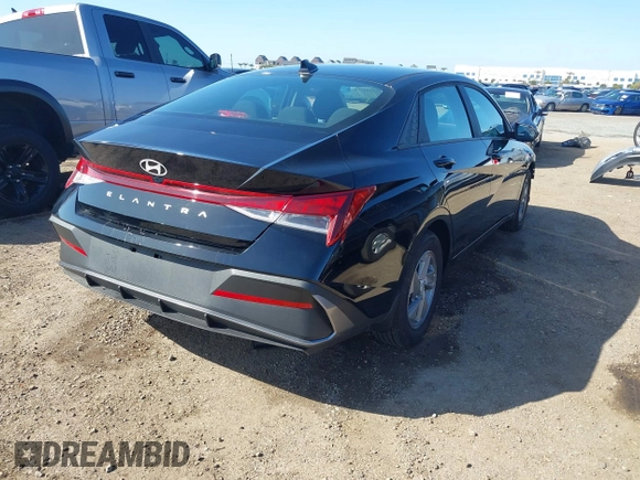 2024 Hyundai Elantra SE with VIN KMHLL4DG5RU842031, listed as a IAAI auction lot 41814198 with 6,038 mi miles and . Bid and sale history available at DreamBid. Image 4.