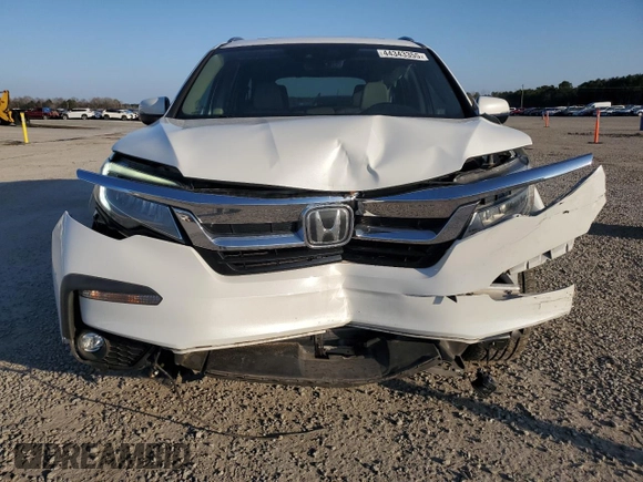 2020 Honda Pilot Touring 8-Passenger with VIN 5FNYF5H98LB022755, listed as a Copart auction lot 44343355 with 78,095 mi miles and Salvage Title. Bid and sale history available at DreamBid. Image 5.
