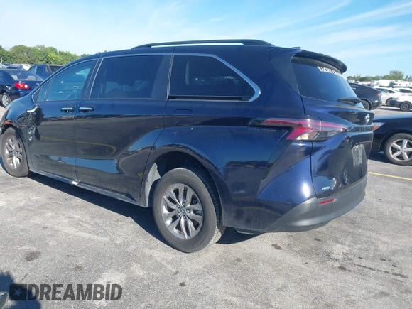 2023 Toyota Sienna XLE с VIN 5TDJSKFC6PS099555, выставлен на аукционе IAAI как лот 41743763 с пробегом 23 516 миль миль и . История ставок и продаж доступна на DreamBid. Изображение 3.