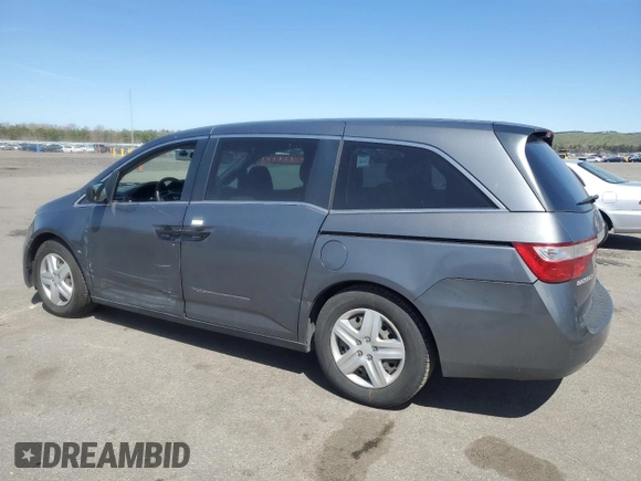 2012 Honda Odyssey LX with VIN 5FNRL5H25CB101655, listed as a Copart auction lot 54958305 with 271,811 mi miles and Clean Title. Bid and sale history available at carsss.com. Image 2.