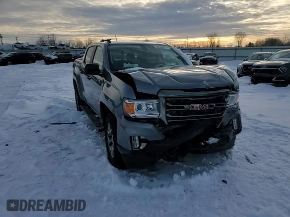 2022 GMC Canyon 4WD AT4 w/Cloth with VIN 1GTG6FEN9N1127416, listed as a Copart auction lot 46183875 with 32,896 mi miles and Salvage Title. Bid and sale history available at carsss.com. Image 11.