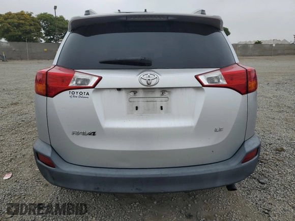 2014 Toyota RAV4 LE with VIN 2T3ZFREV8EW110487, listed as a Copart auction lot 60245565 with Not provided miles and Salvage title. Bid and sale history available at DreamBid. Image 6.