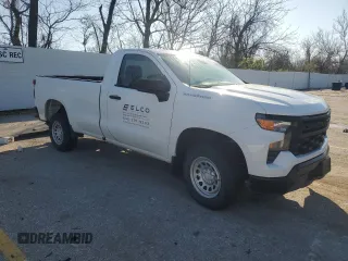 2022 Chevrolet Silverado 1500 Work Truck with VIN 3GCNAAEK2NG525602, listed as a Copart auction lot 49169165 with 107,803 mi miles and Non Repairable. Bid and sale history available at DreamBid. Image 4.